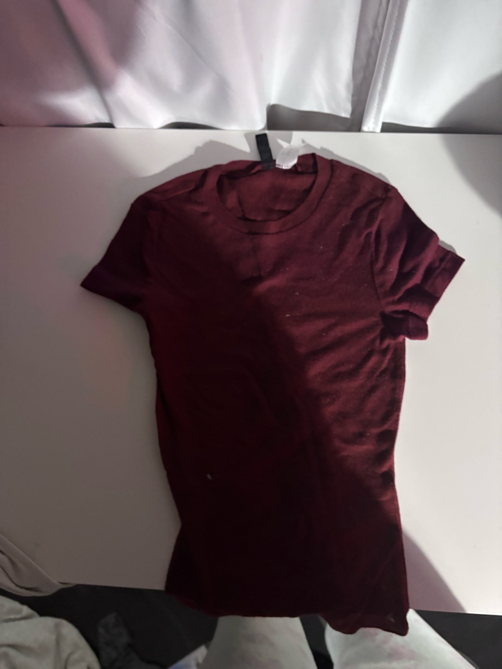 Garage Women's Burgundy Short Sleeve Tee